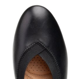 Marco Shoes Czółenka z komfortową wkładką i gumą w cholewce czarne 6