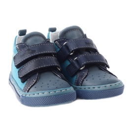 Trzewiki chłopięce buty dziecięce Ren But 1429 niebieskie wielokolorowe 4