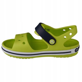 Sandały Crocs Crocband Sandal Kids 12856-3TX zielone 1