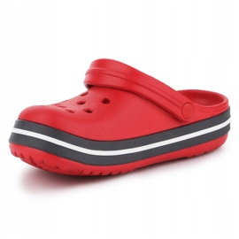 Klapki Crocs Crocband Clog K Jr 204537-6IB czerwone 2