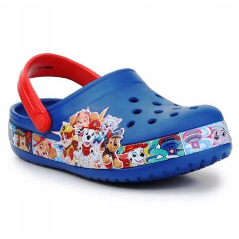Klapki Crocs Psi Patrol Fl Paw Patrol Band Clog Jr 205509-4GX czerwone niebieskie 1