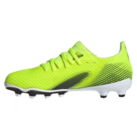 Buty piłkarskie adidas X Ghosted.3 Mg Jr FW6975 wielokolorowe zielone 1