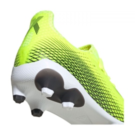Buty piłkarskie adidas X Ghosted.3 Mg Jr FW6975 wielokolorowe zielone 2