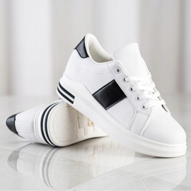 SHELOVET Stylowe Sneakersy białe 1