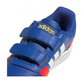 Buty adidas Hoops 2.0 C Jr FY9443 czarne niebieskie 3