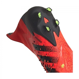 Buty piłkarskie adidas Predator Freak+ Fg M FY6238 wielokolorowe czerwone 1