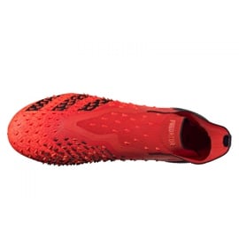 Buty piłkarskie adidas Predator Freak+ Fg M FY6238 wielokolorowe czerwone 3