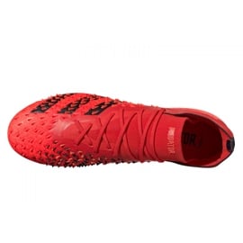 Buty piłkarskie adidas Predator Freak.1 Ag M FY6253 czerwone czerwone 4