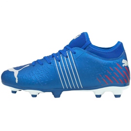 Buty piłkarskie Puma Future Z 4.2 Fg Ag Jr 106505 01 niebieskie niebieskie 2