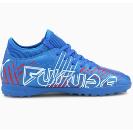 Buty piłkarskie Puma Future Z 4.2 Tt Jr 106509 01 pomarańczowy, niebieski niebieskie 2