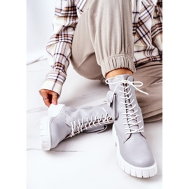 PS1 Ocieplane Workery Z Kieszenią Jasnoszare Awesome 1