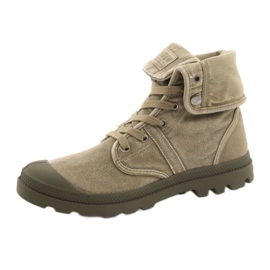 Buty Palladium Pallabrouse Baggy M 02478-308-M brązowe zielone 1