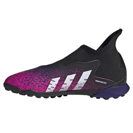 Buty piłkarskie adidas Predator Freak .3 Ll Tf Jr FY7637 różowe czarne 1
