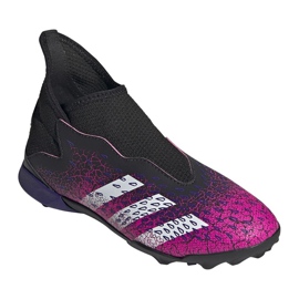 Buty piłkarskie adidas Predator Freak .3 Ll Tf Jr FY7637 różowe czarne 3