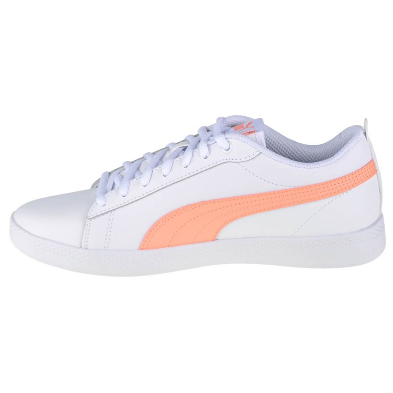 Buty Puma Smash Wmns V2 W 365208-26 białe pomarańczowe 1