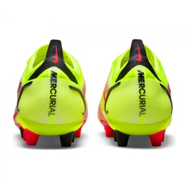 Buty piłkarskie Nike Vapor 14 Elite Ag M CZ8717-760 żółte zielone 4