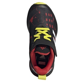 Buty adidas FortaRun Superhero C Jr H67853 czarne czerwone żółte 2
