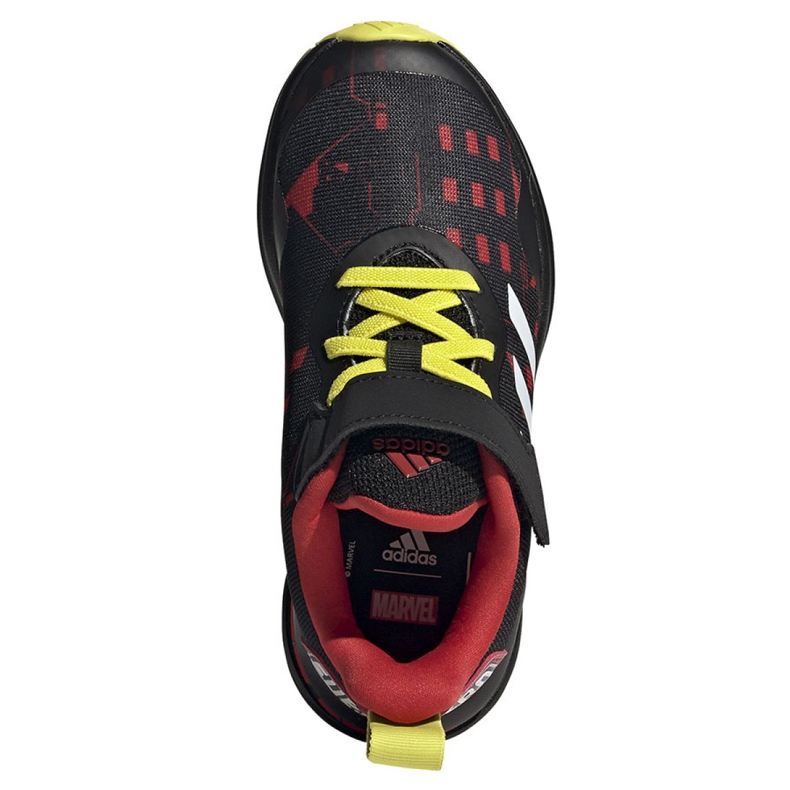 Buty adidas FortaRun Superhero C Jr H67853 czarne czerwone żółte 2