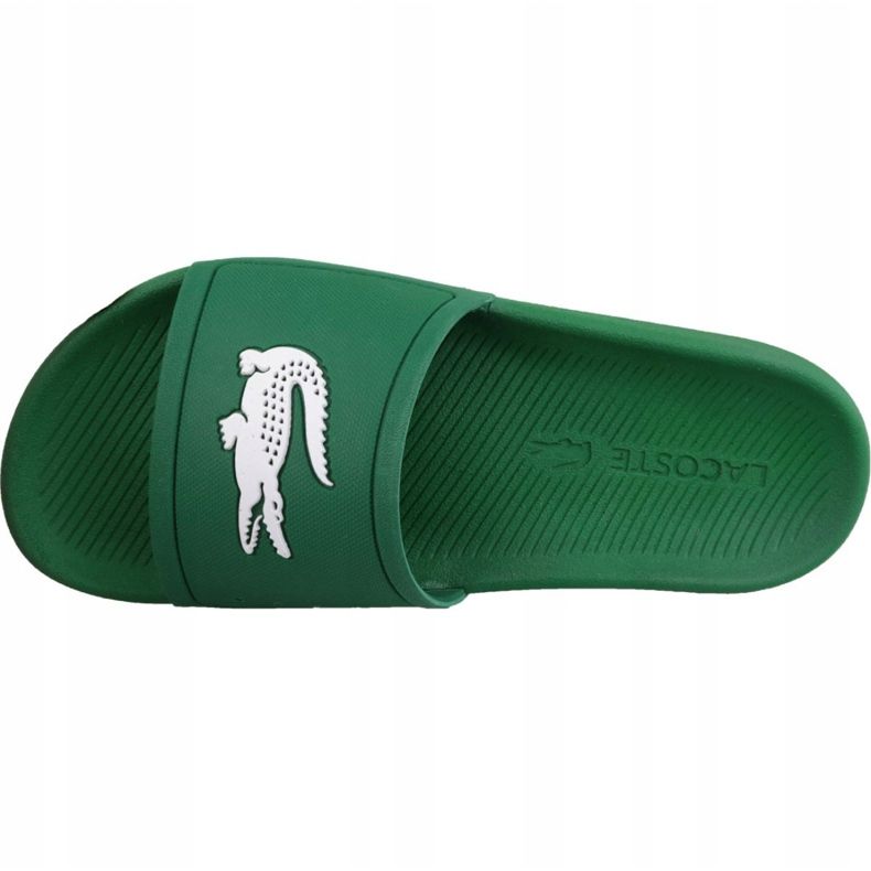 Klapki Lacoste Croco Slide 119 1 M 737CMA00181R7 zielone 2