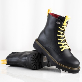 ARTIKER Skórzane Czarne Trapery 1