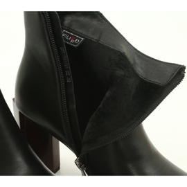 Botki Filippo DBT1553/21 BK czarne 4