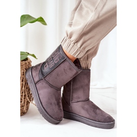 Śniegowce Big Star EE274417 Szare 1