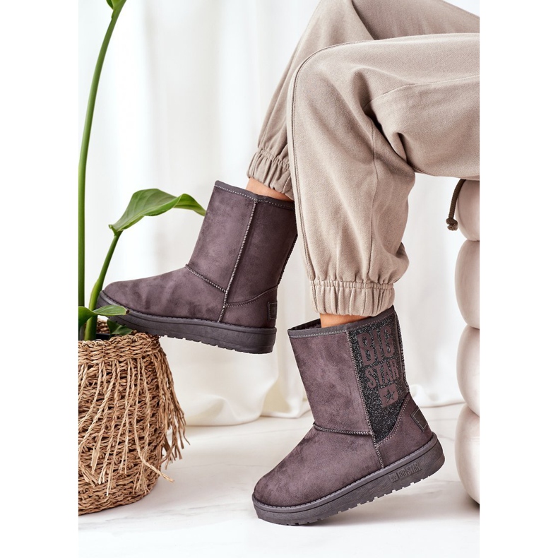 Śniegowce Big Star EE274417 Szare 2