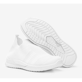Białe sportowe obuwie slip-on Infinity 1