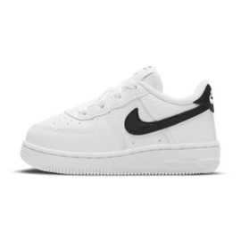 Buty Nike Force 1 Inf Jr CZ1691-100 białe czarne 1