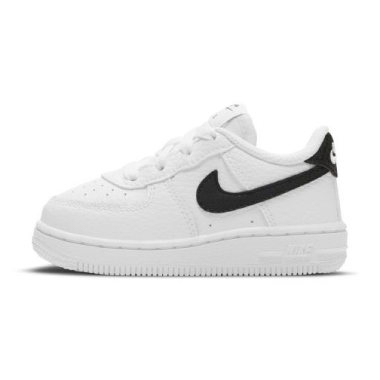 Buty Nike Force 1 Inf Jr CZ1691-100 białe czarne 1