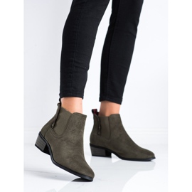 J. Star Zielone Botki Na Niskim Słupku 1