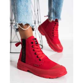 Goodin Wysokie Trampki Original czerwone 2
