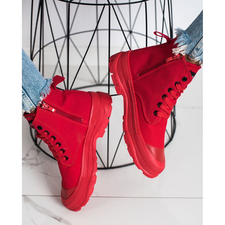 Goodin Wysokie Trampki Original czerwone 1