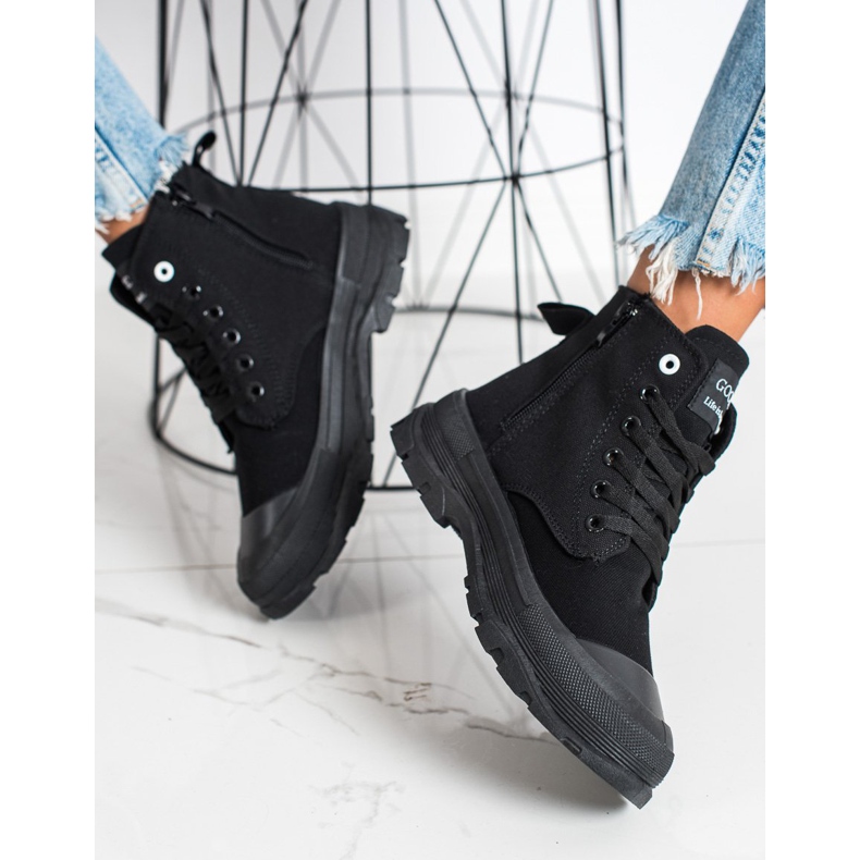 Goodin Wysokie Trampki Original czarne 2