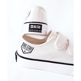 Dziecięce Trampki Na Rzepy Big Star FF374061 Białe 1