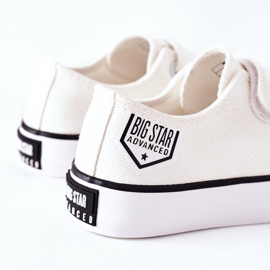 Dziecięce Trampki Na Rzepy Big Star FF374061 Białe 2
