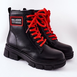 S.Barski Dziecięce Ocieplane Botki Czarne Fincastle 2