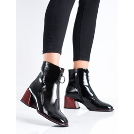 Filippo Stylowe Botki Na Suwak czarne 2