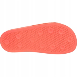 Klapki adidas Adilette Slides BY9905 czerwone pomarańczowe 3