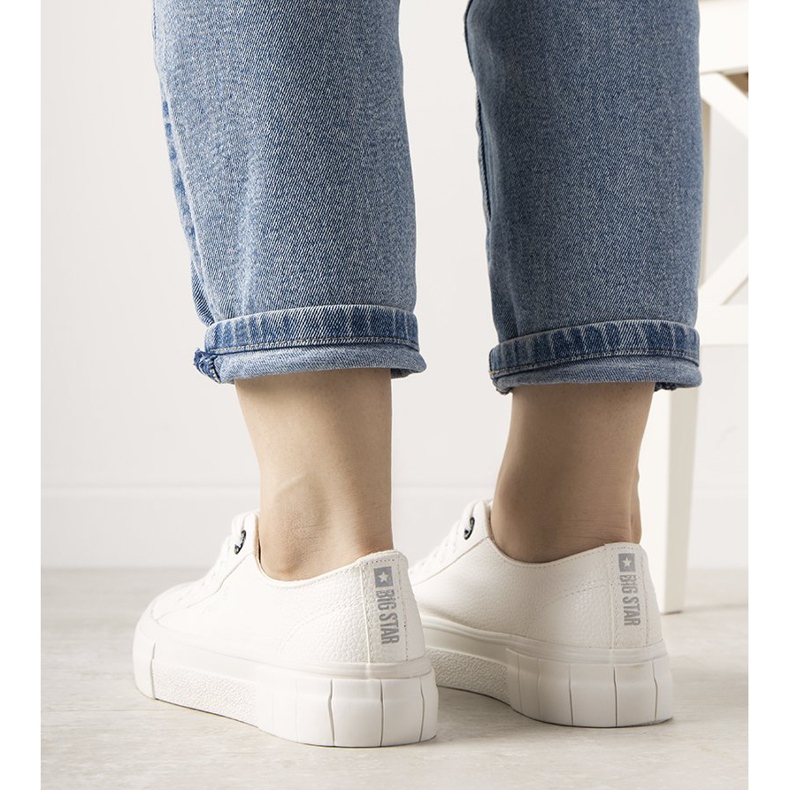 Białe trampki Big Star damskie Gooby 2