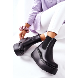 PB1 Ocieplane Botki Czarne Montiano 1