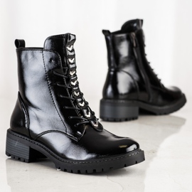 Klasyczne Workery VINCEZA czarne 2