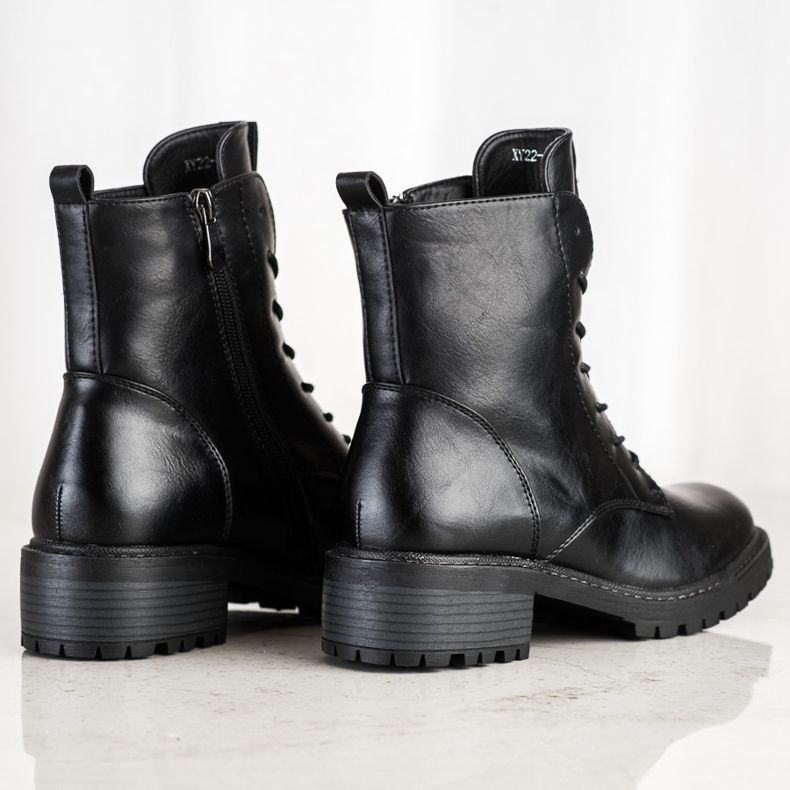 Klasyczne Workery VINCEZA czarne 1