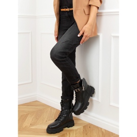 Workery z sakiewką czarne 168-291 Black 2