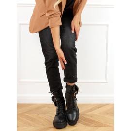 Workery z sakiewką czarne 168-291 Black 1