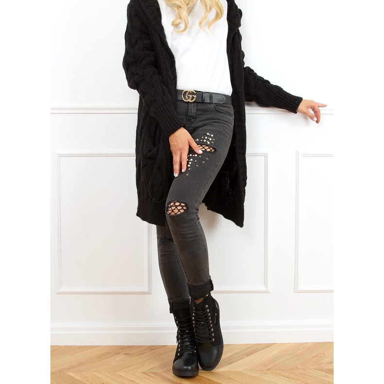 Workery damskie czarne JH-21 Black 1