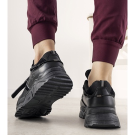 Czarne sneakersy damskie Temida 1