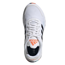 Buty do biegania adidas Duramo Sl K Jr GV9817 białe czarne 6