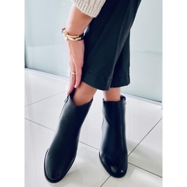 Botki na obcasie czarne 1903 Black 2