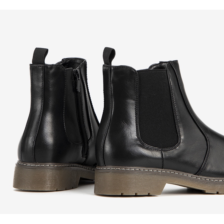 Czarne klasyczne botki damskie Goodie 1